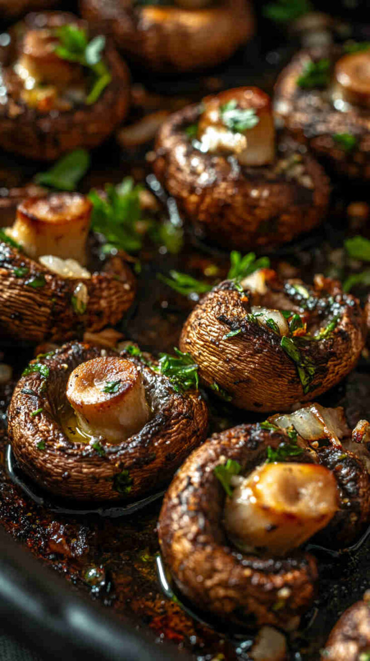 Mediterranean Roasted Mushrooms Recipe