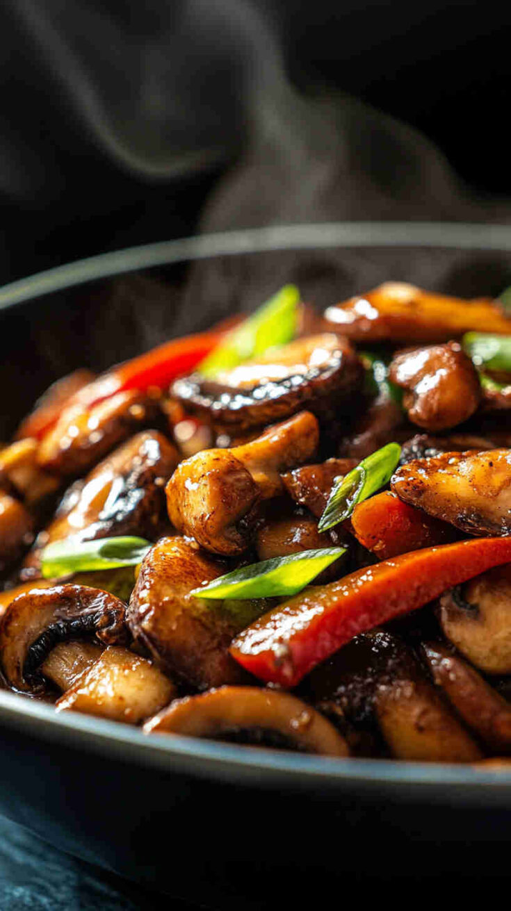 Miso-Glazed Exotic Mushroom Stir-Fry