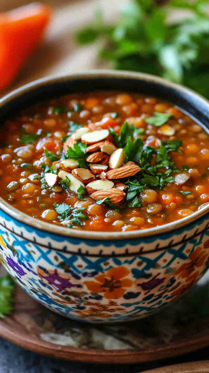 Moroccan-Inspired Lentil Soup
