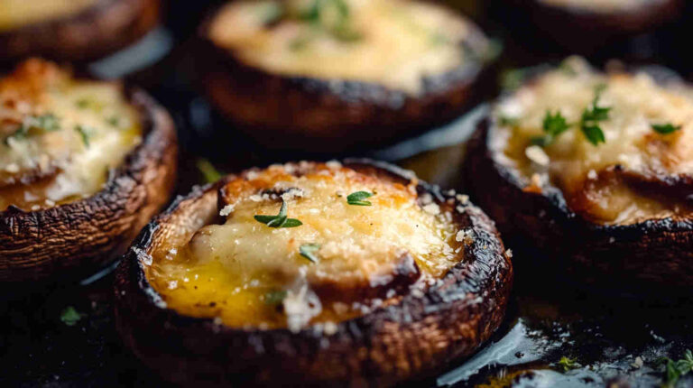 Parmesan Roasted Mushrooms Recipe