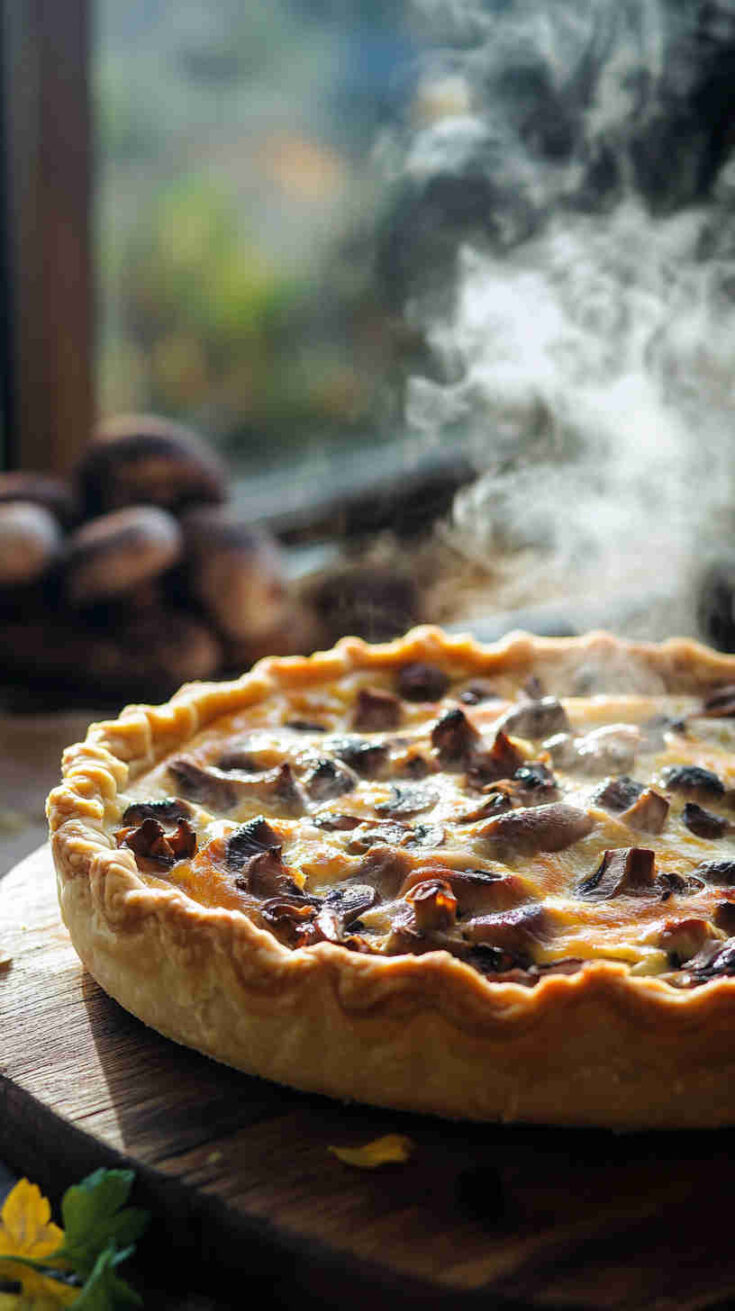 Pork and Mushroom Quiche Recipe