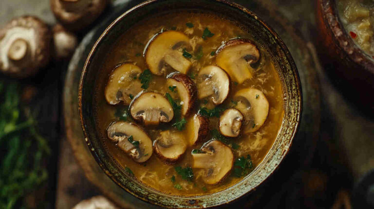 Pork and Mushroom Soup Recipe