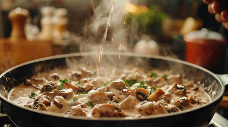 Pork and Mushroom Stroganoff Recipe