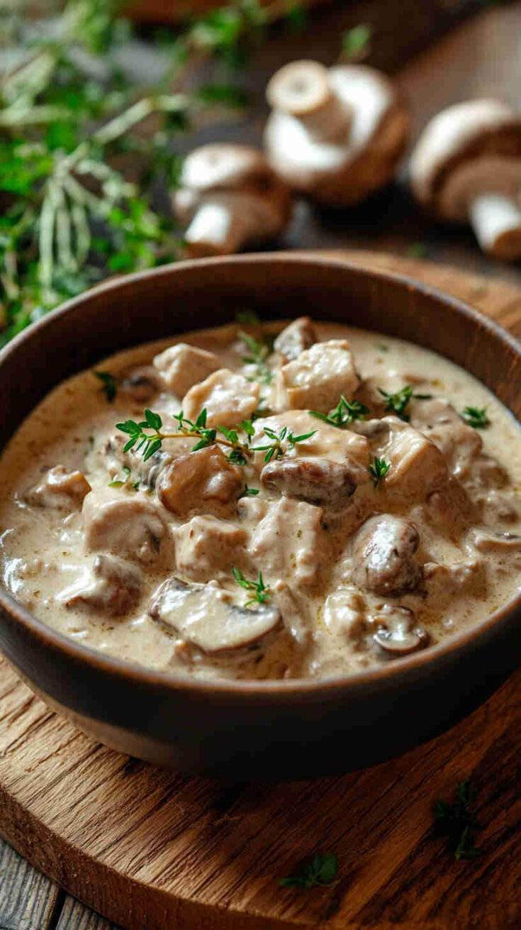 Pork and Mushroom Stroganoff Recipe