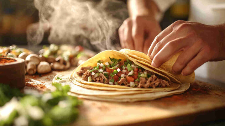 Pork and Mushroom Tacos Recipe