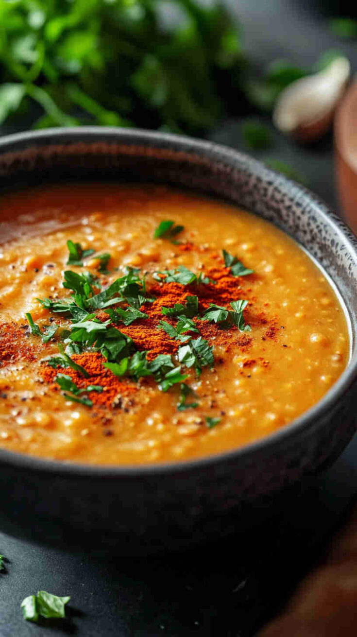 Quick and Easy Red Lentil Soup