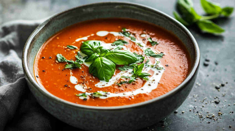 Roasted Tomato and Lentil Soup