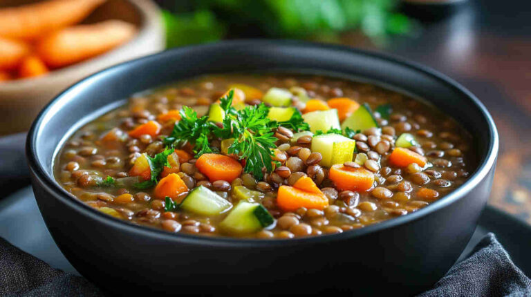 Veggie-Packed Lentil Soup