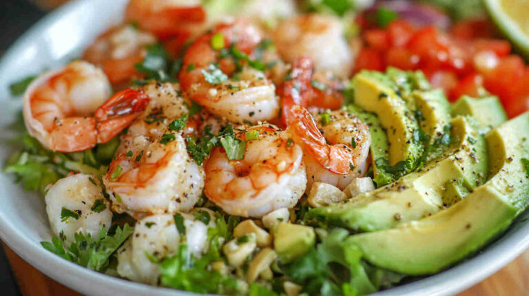 Avocado and Shrimp La Scala Chopped Salad