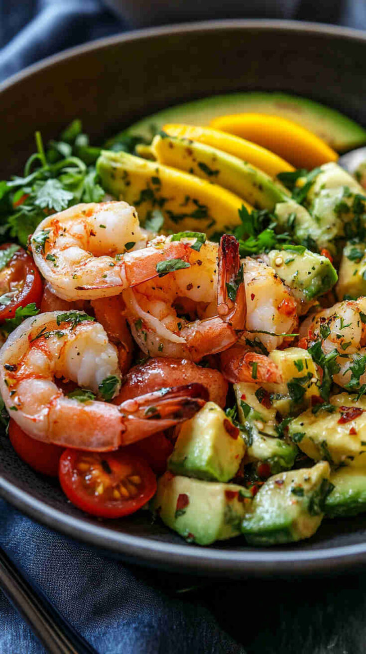 Avocado and Shrimp La Scala Chopped Salad
