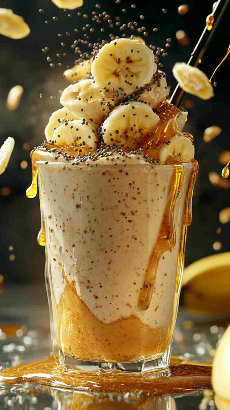 Banana and Almond Butter Smoothie