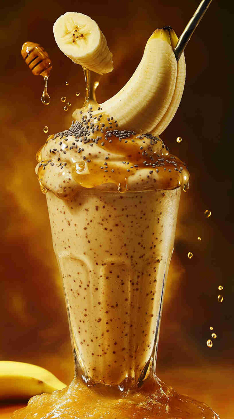 Banana and Almond Butter Smoothie