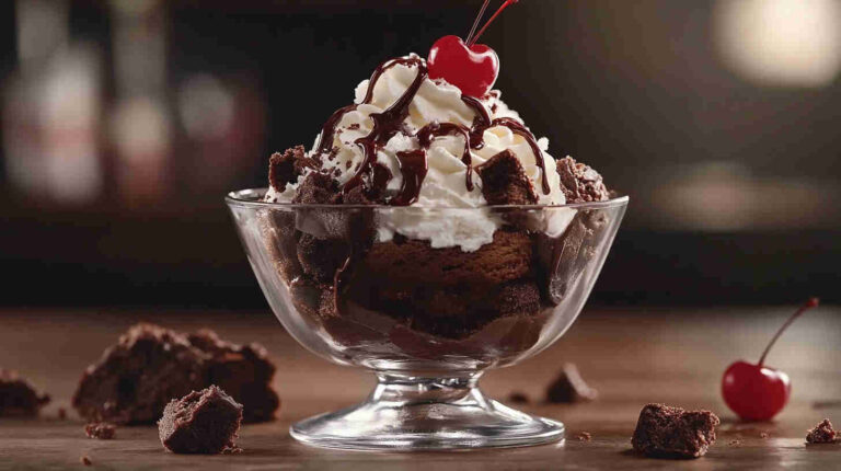 Blitzing Brownie Sundaes