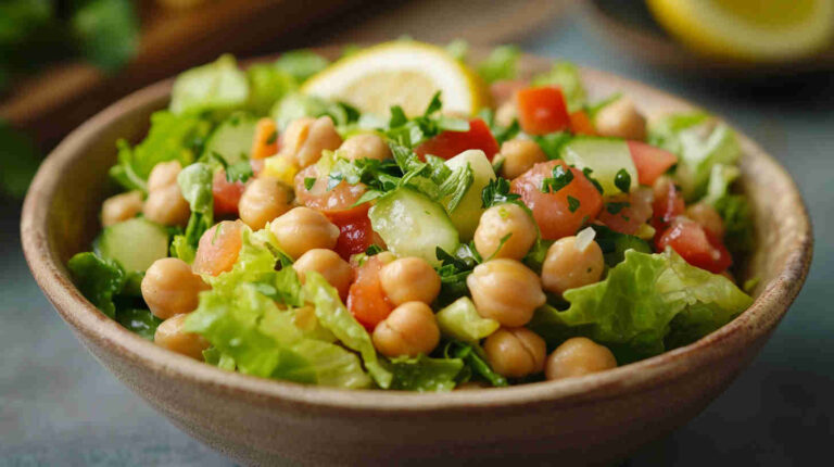 Classic La Scala Chopped Salad with Lemon Dressing
