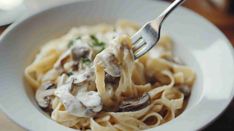 Creamy Farm Mushroom Pasta