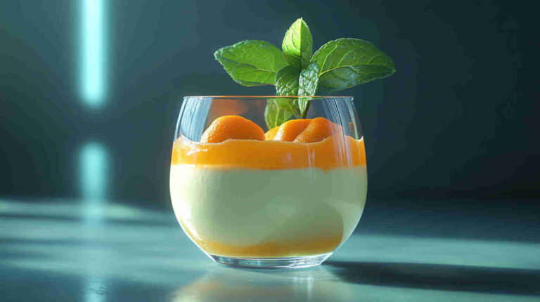 Creamy Orange Panna Cotta