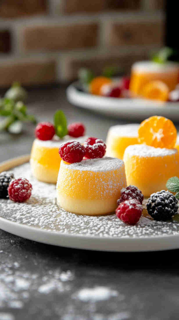 Creamy Orange Panna Cotta
