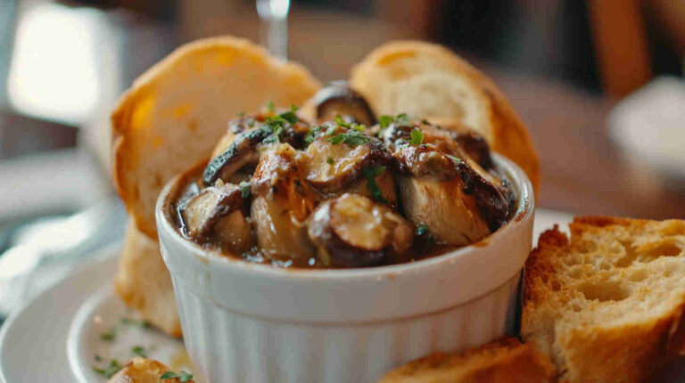Escargot-Style Mushroom Appetizer