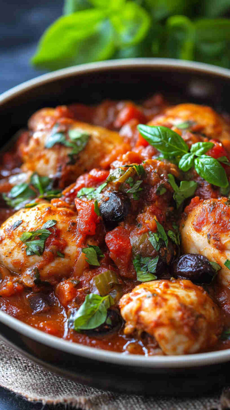 Easy Italian Chicken Cacciatore (Hunter’s Chicken)