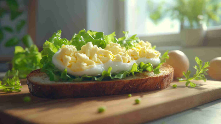 Egg Salad & Lettuce Toast