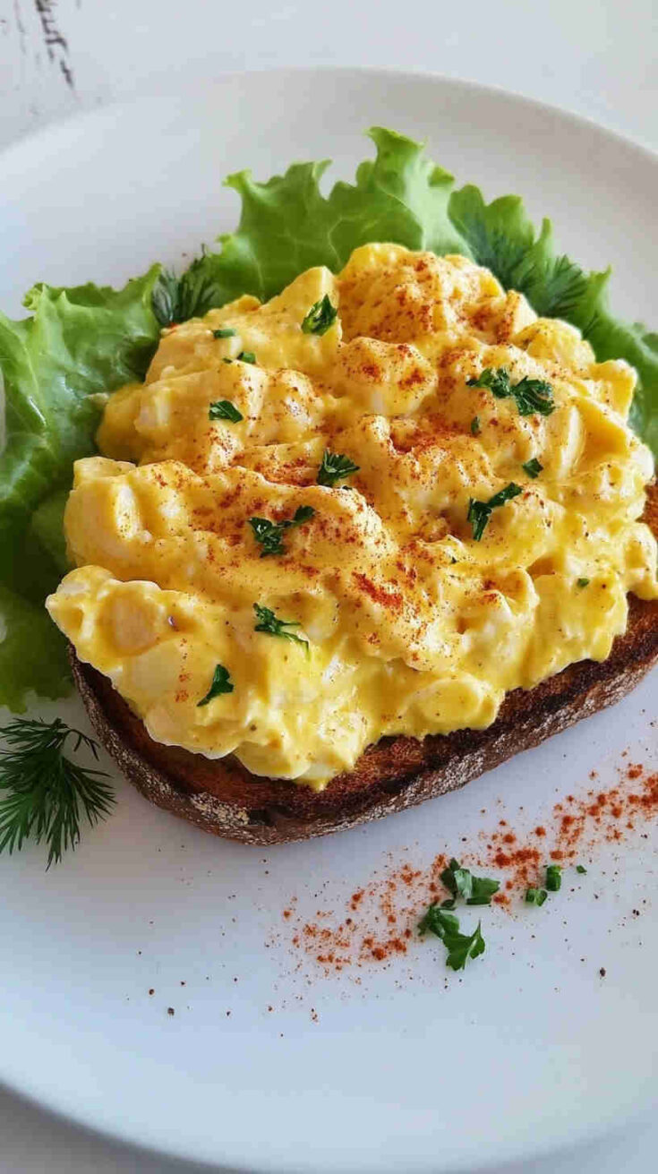 Egg Salad & Lettuce Toast