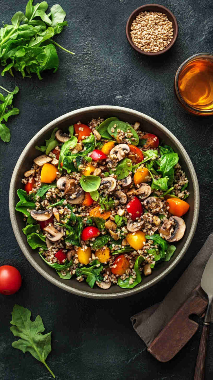 Farm Mushroom Farro Salad