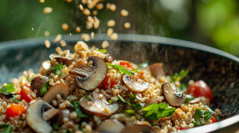 Farm Mushroom Farro Salad