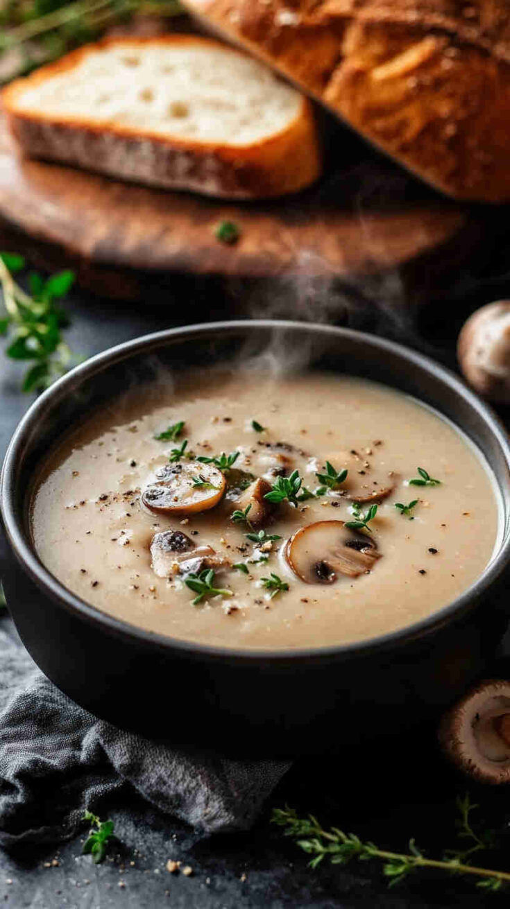 Farm-to-Table Creamy Mushroom Soup
