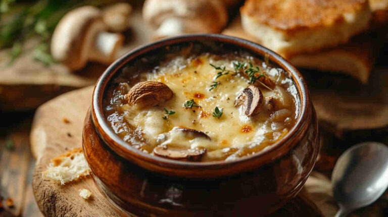 French Onion & Mushroom Soup