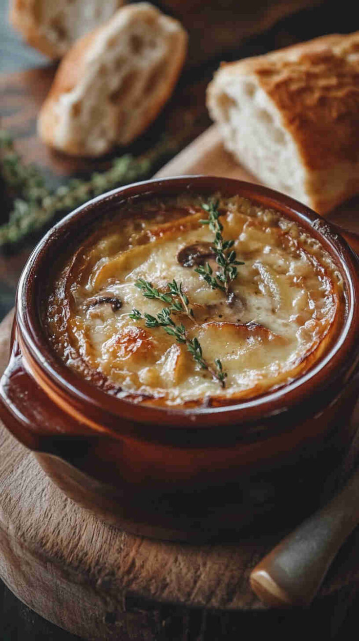 French Onion & Mushroom Soup