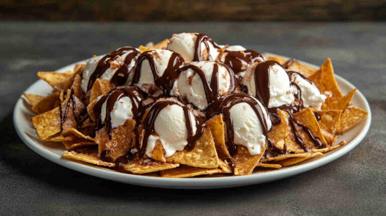 Halftime Ice Cream Nachos