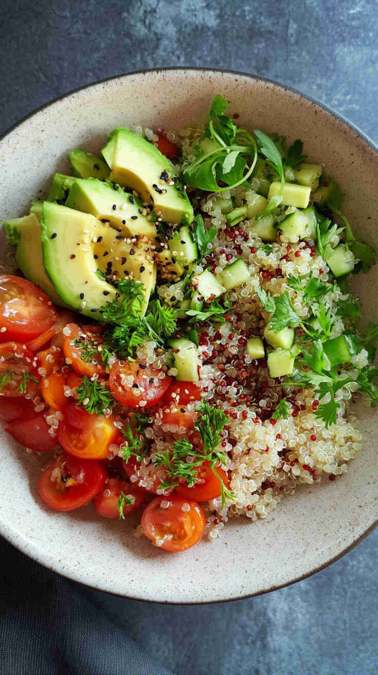 Healthy La Scala Chopped Salad with Quinoa