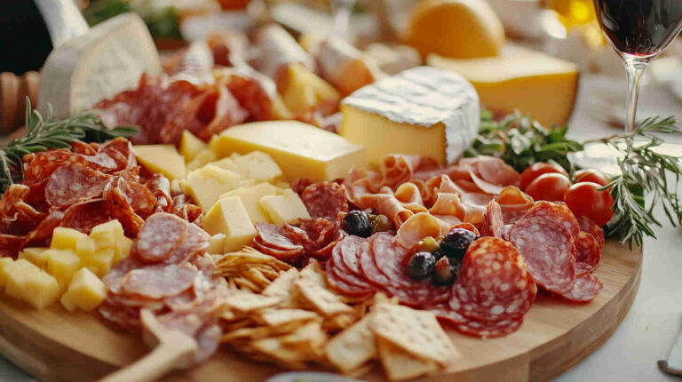 Italian Cheese & Charcuterie Antipasto Platter Recipe