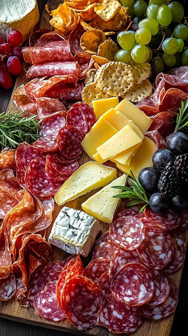 Italian Cheese & Charcuterie Antipasto Platter Recipe