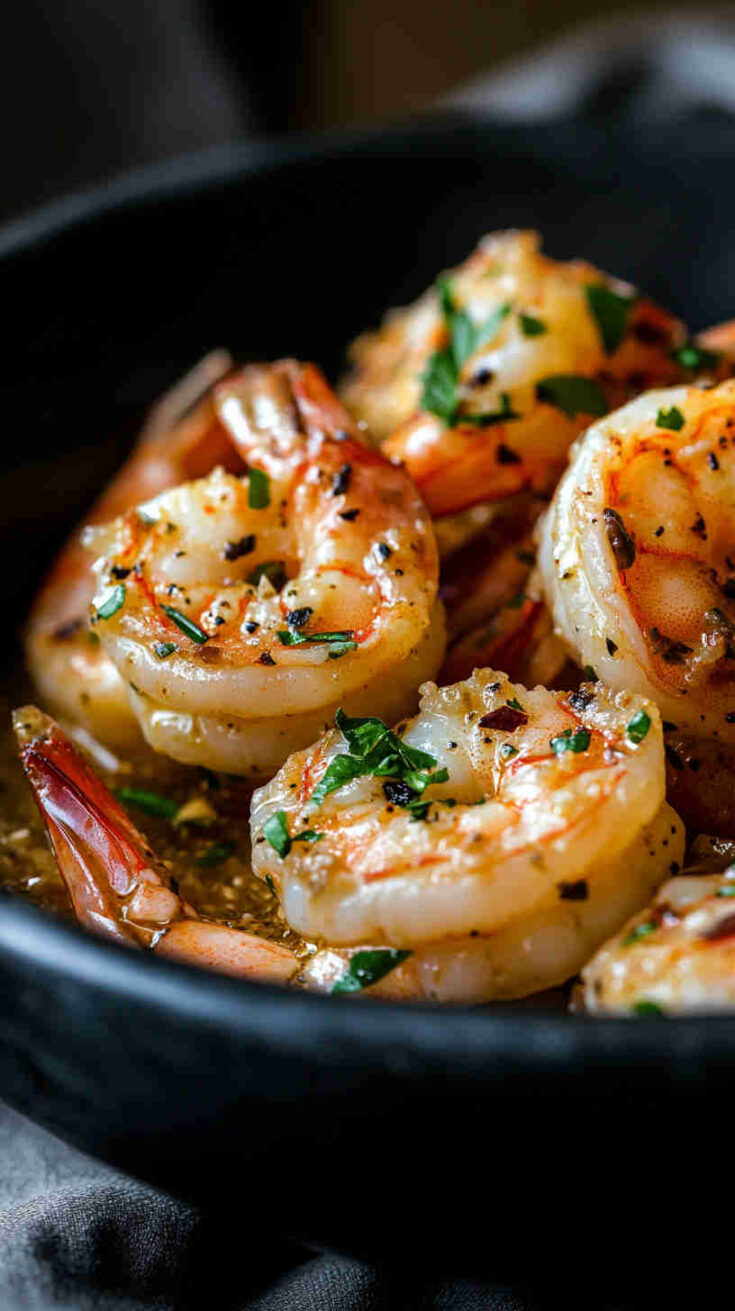 Italian Garlic Butter Prawns Recipe