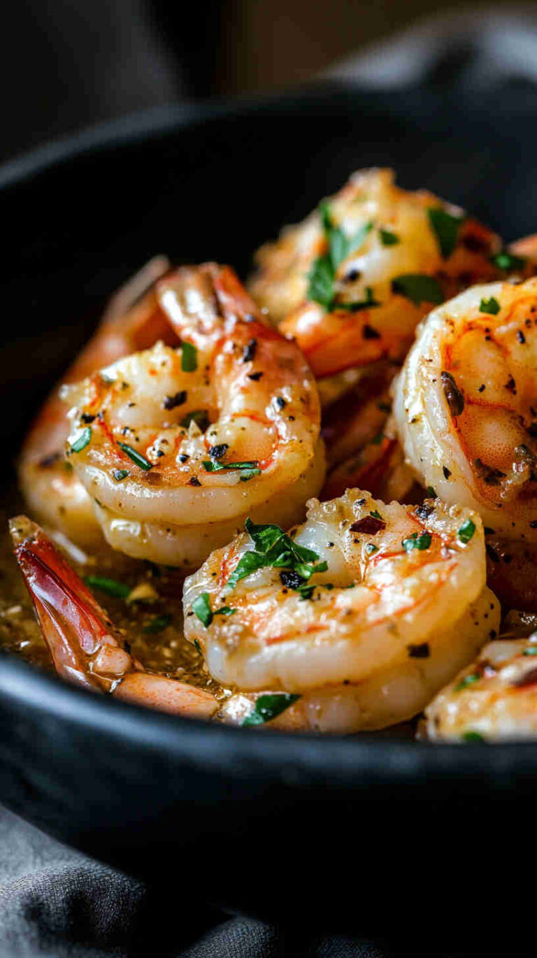 Italian Garlic Butter Prawns Recipe