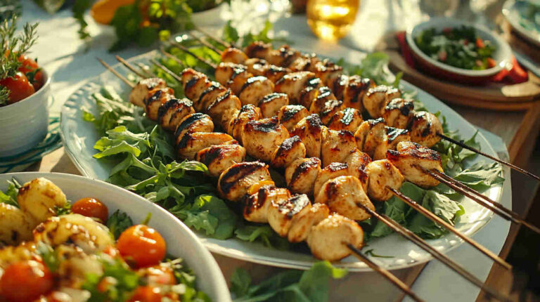 Italian Grilled Chicken Skewers (Spiedini)