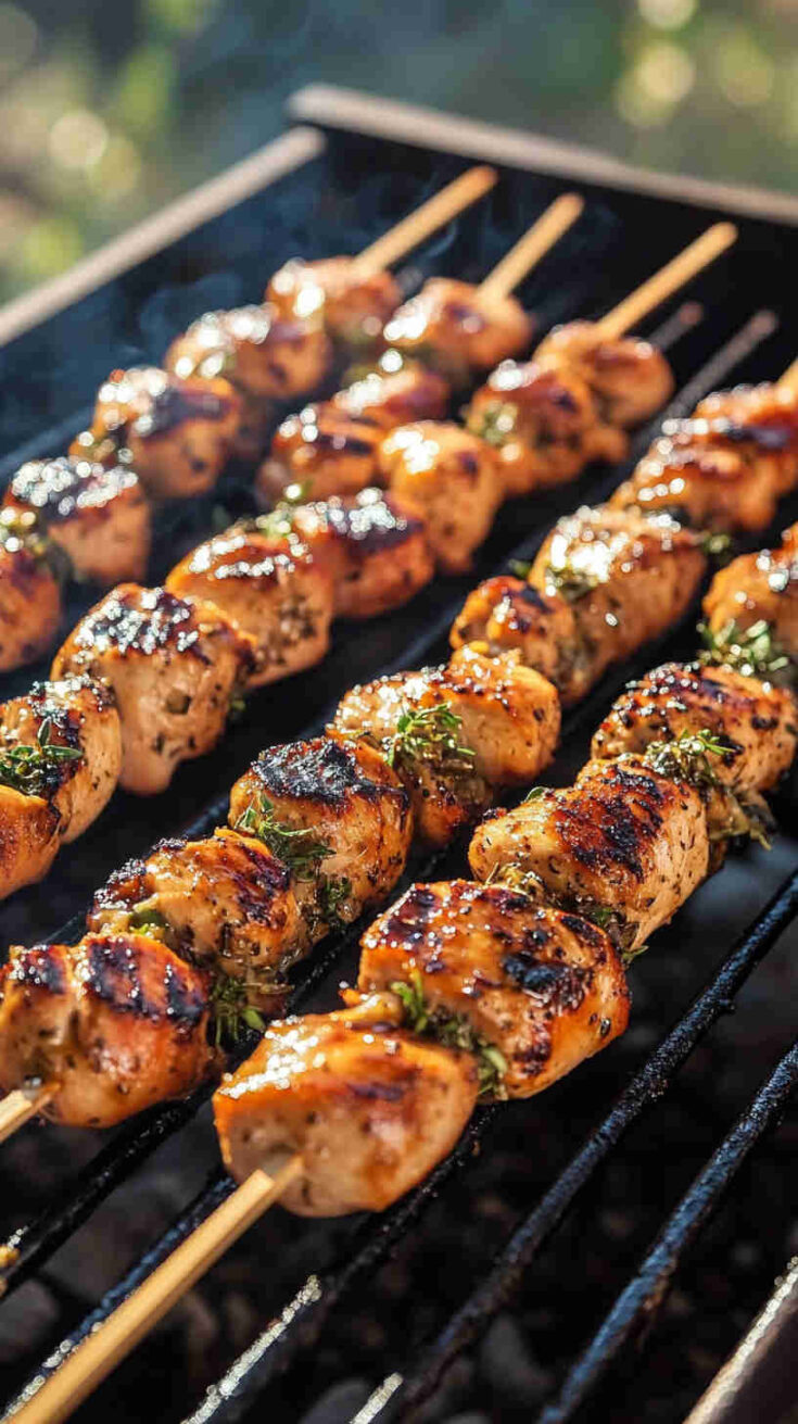 Italian Grilled Chicken Skewers (Spiedini)
