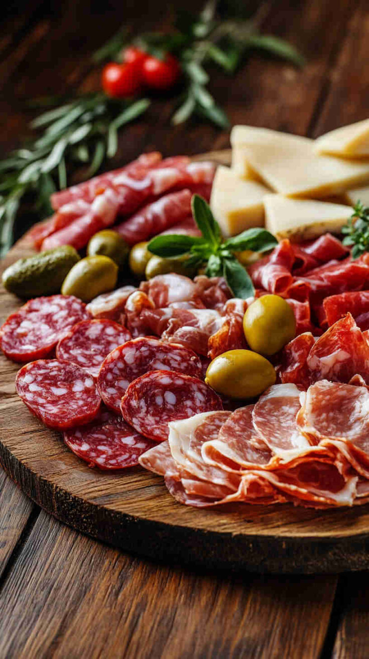 Italian Meat Lover’s Antipasto Platter Recipe