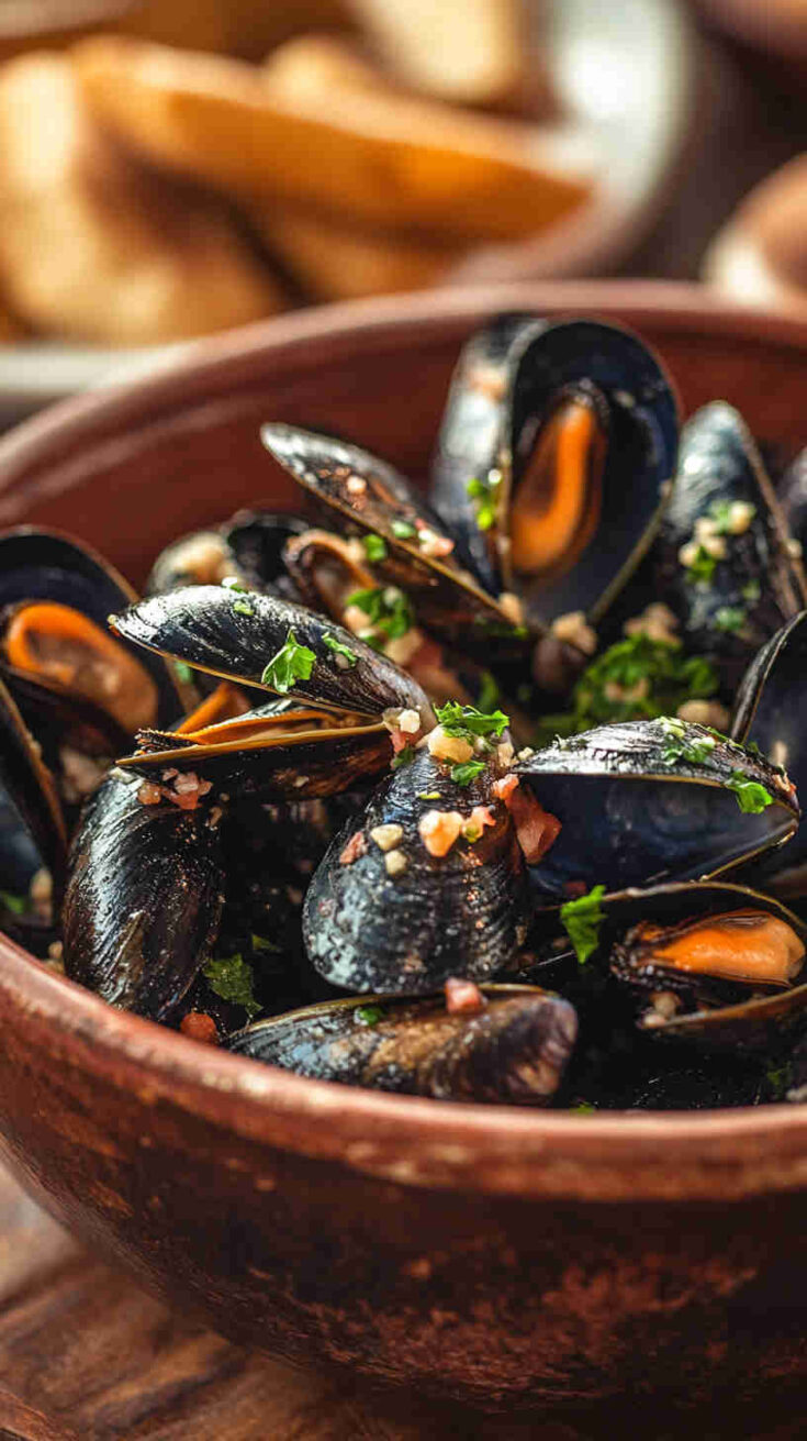 Italian Mussels in White Wine Sauce Recipe