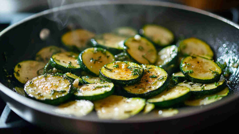 Italian Sautéed Zucchini with Garlic and Herbs Recipe