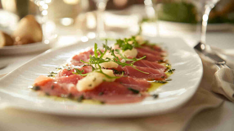 Italian Tuna Carpaccio Recipe