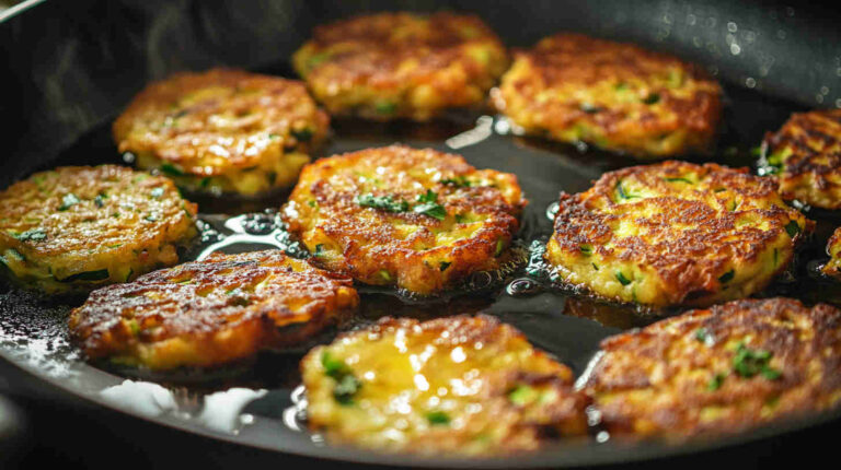 Italian Zucchini Fritters with Fresh Herbs Recipe