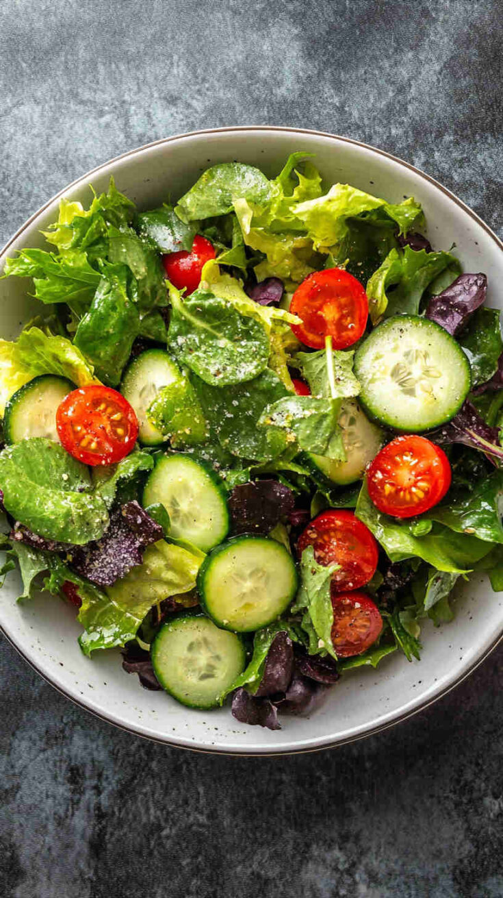 La Scala Chopped Salad with Cucumber and Cherry Tomatoes
