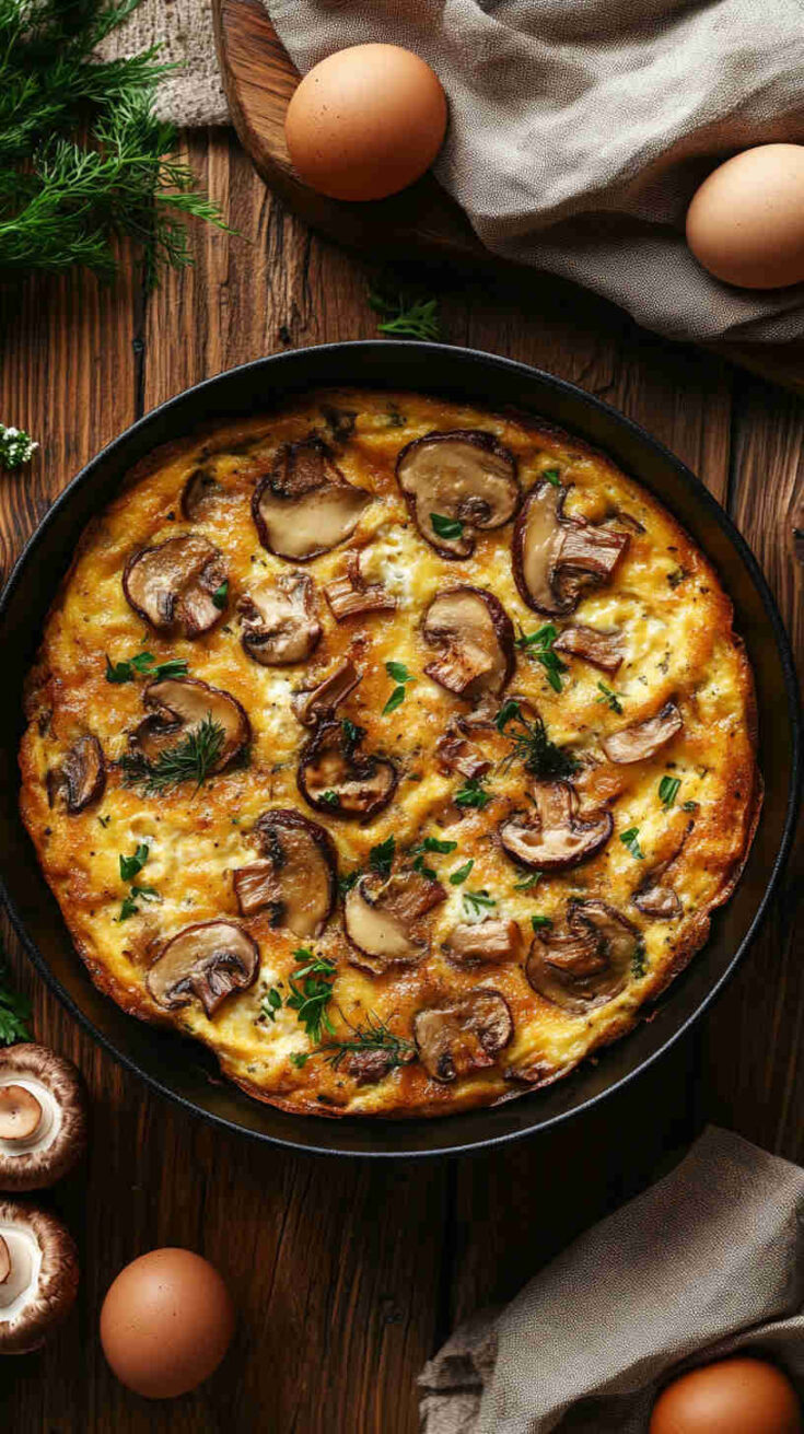 Mushroom & Farm Egg Frittata
