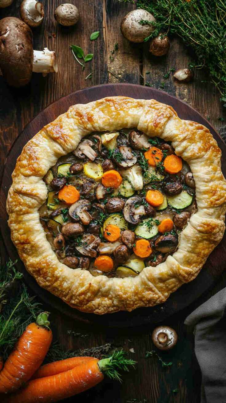 Mushroom & Seasonal Vegetable Galette