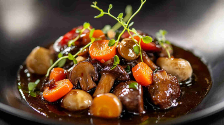 Mushroom and Carrot Stew Recipe