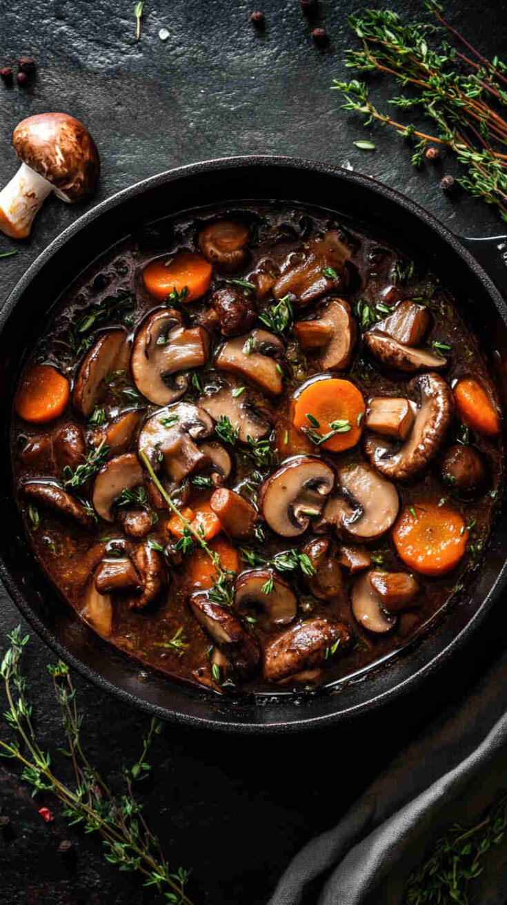 Mushroom and Carrot Stew Recipe