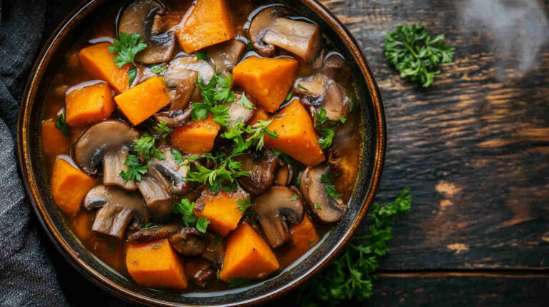 Mushroom and Potato Stew Recipe