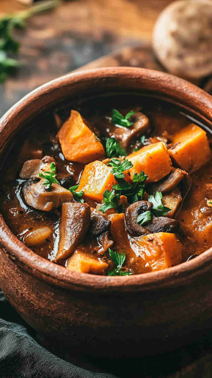 Mushroom and Potato Stew Recipe